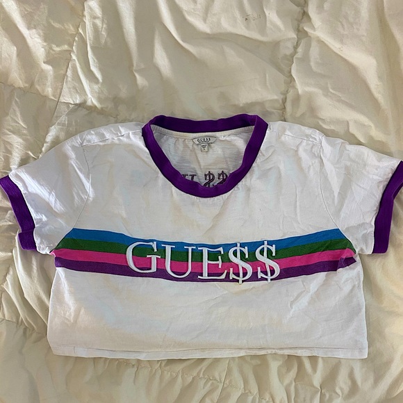 *RARE* A$AP Rocky x GUESS crop top - Picture 1 of 5
